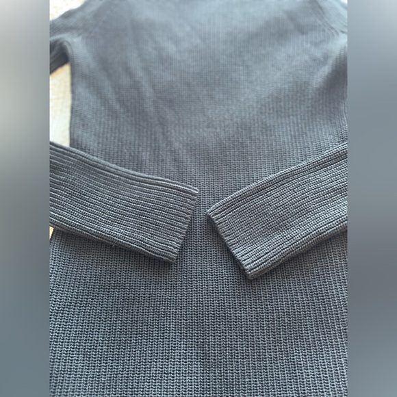 Aritzia Wilfred Black Knit Cut-out sleeve Mock-neck Top - Picture 13 of 14